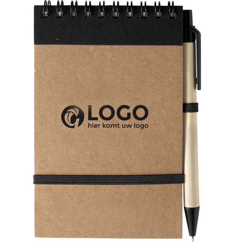 Notepad and ballpoint pen | Eco gift